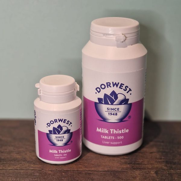 DORWEST Milk Thistle Tablets For Dogs And Cats